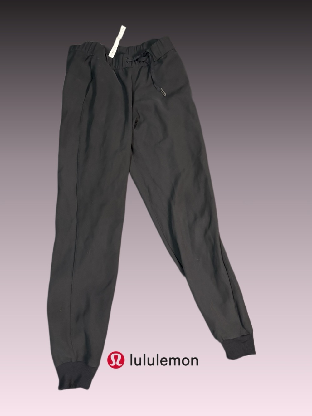 lululemon  Black Jogger Pants 4